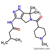 N-[6,6-ジメチル-5-(1-メチルピペリジン-4-カルボニル)-1H,4H,5H,6H-ピロロ[3,4-c]ピラゾール-3-イル]-3-メチルブタンアミド