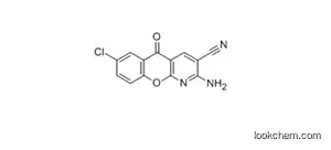 2-AMINO-7-CHLORO-5-OXO-5H-(1)BENZOPYRANO-(2,3-B)-PYRIDINE-3-CARBONITRILE