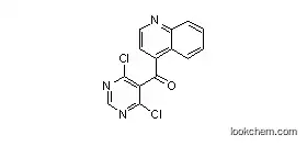 (4,6-디클로로피리미딘-5-일)(퀴놀린-4-일)메탄온