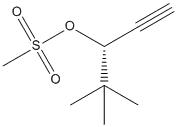 1-Pentyn-3-ol, 4,4-dimethyl-, methanesulfonate, (S)-