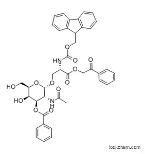 3-O-벤조일-N-아세틸-αD-갈락토사미닐-1-ON-(Fmoc)세린 페나실에스테르