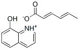 8-하이드록시퀴놀리늄(E,E)-헥사-2,4-디에노에이트