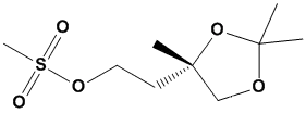 (S)-2,2,4-트리메틸-1,3-디옥솔란-4-에탄올 메탄술포네이트