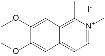 6,7-Dimethoxy-1,2-dimethylisoquinolin-2-ium iodide