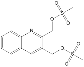 2,3-Quinolinedimethanol, dimethanesulfonate (ester)