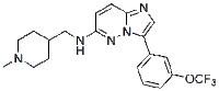 SGI-1776freebase;N-((1-methylpiperidin-4-yl)methyl)-3-(3-(trifluoromethoxy)phenyl)imidazo[1,2-b]pyridazin-6-amine