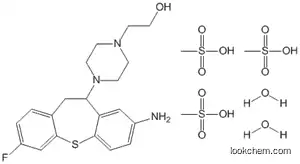 1-피페라진에탄올, 4-(8-아미노-10,11-디히드로-3-플루오로디벤조(b,f)티핀-10-일)-, 트리메탄술포네이트, 이수화물