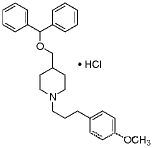 4-[(디페닐메톡시)메틸]-1-[3-(4-메톡시페닐)프로필]-피페리딘염산염