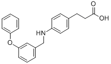 GW9508;Benzenepropanoicacid,4-[[(3-phenoxyphenyl)methyl]amino]-