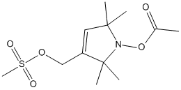 (1-아세톡시-2,2,5,5-테트라메틸-δ-3-피롤린-3-메틸)메탄술포네이트
