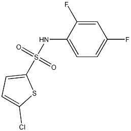 5- 클로로 -N- (2,4- 디 플루오로 페닐) 티 오펜 -2- 설폰 아미드