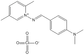 피리디늄, 2,5-디메틸-1-(((4-(디메틸아미노)페닐)메틸렌)아미노) -, 과염소산염