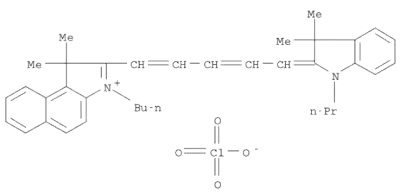 ３－ブチル－２－［５－（１－ブチル－３，３－ジメチルインドール－２（３Ｈ）－イリデン）ペンタ－１，３－ジエニル］－１，１－ジメチル－１Ｈ－ベンゾ［ｅ］インドリウム＝ペルクロラート