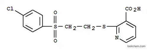 2-((2-[(4-클로로페닐)술포닐]에틸)티오)니코틴산