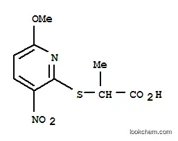 2-[(6-METHOXY-3-NITRO-2-PYRIDYL)THIO]프로판산
