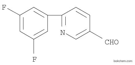 6- (3,5- 디 플루오로 페닐) -3- 피리딘 카르 브 알데히드