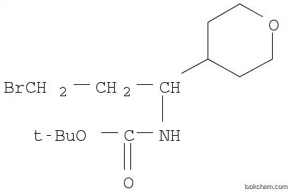 1-(Boc-aMino)-3-broMo-1-(4-테트라하이드로피라닐)프로판