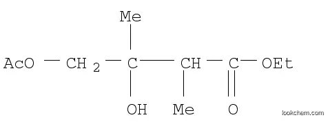 Butanoic acid, 4-(acetyloxy)-3-hydroxy-2,3-dimethyl-, ethyl ester