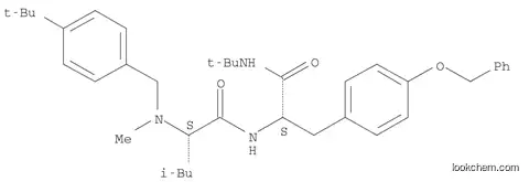 N-[[4-(1,1-디메틸에틸)페닐]메틸-N-메틸-L-류실-N-(1,1-디메틸에틸)-O-페닐메틸)-L-티로신아미드