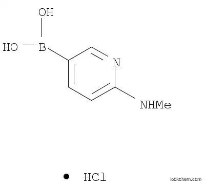 6- (메틸 아미노) 피리딘 -3- 일보 론산 염산염