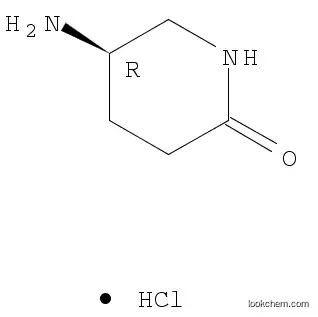 Molecular Structure of 1003021-01-9 ((R)-5-AMINO-PIPERIDIN-2-ONE HCL)