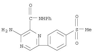 VE-821;2-Pyrazinecarboxamide,3-amino-6-[4-(methylsulfonyl)phenyl]-N-phenyl-