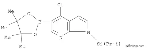 4-클로로-1-(트리이소프로필실릴)-1H-피롤로[2,3-B]피리딘-5-붕소산 피나콜 에스테르