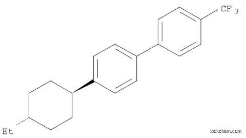 Molecular Structure of 1072141-52-6 (4-(trans-4-ethylcyclohexyl)-4'-(trifluoroMethyl)-1,1'-Biphenyl)