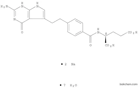 N-[4-[2-(2-Amino-4,7-dihydro-4-oxo-3H-pyrrolo[2,3-d]pyrimidin-5-yl)ethyl]benzoyl]-L-glutamic acid  disodium salt hydrate