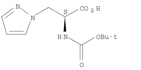 (2S)-2-[(tert-Butoxycarbonyl)amino]-3-(pyrazol-1-yl)propionicacid