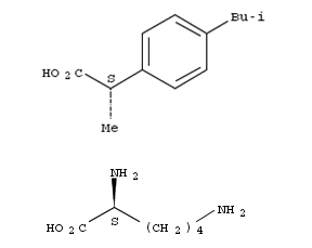 (2s)-2-(4-isobutylphenyl)propanoicacid-l-lysinehydrate(1:1:1)
