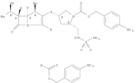 (4R,5S,6S)-3-[[(3S,5S)-5-[[(Aminosulfonyl)amino]methyl]-1-[[(4-nitrophenyl)methoxy]carbonyl]-3-pyrrolidinyl]thio]-6-[(1R)-1-hydroxyethyl]-4-methyl-7-o