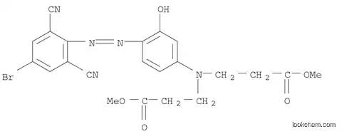 N-[4-[(4-브로모-2,6-디시아노페닐)아조]-3-히드록시페닐]-N-(3-메톡시-3-옥소프로필)β-알라닌 메틸 에스테르