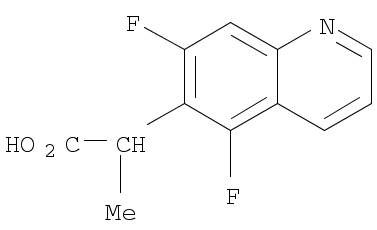 2-(5,7-Difluoroquinolin-6-yl)propanoic acid