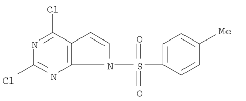 2,4-Dichloro-7-tosyl-7H-pyrrolo[2,3-d]pyriMidine