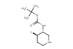 tert-butyl N-[trans-4-fluoropiperidin-3-yl]carbamate