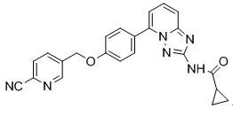 GLPG0634analogue;N-[5-[4-[(6-cyano-3-pyridinyl)methoxy]phenyl][1,2,4]triazolo[1,5-a]pyridin-2-yl]-cyclopropanecarboxamide