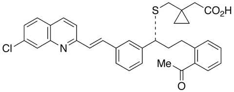 (R,E)-2-(1-(((3-(2-acetylphenyl)-1-(3-(2-(7-chloroquinolin-2-yl)vinyl)phenyl)propyl)thio)methyl)cyclopropyl)aceticacid