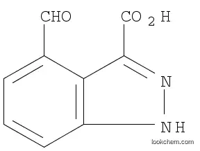 1H-인다졸-3-카르복실산, 4-forMyl-