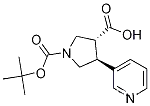 TRANS (+/-) 1-[(TERT-부틸)옥시카르보닐]-4-(3-피리딜)피롤리딘-3-카르복실산