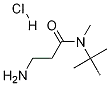 3-aMino-N-tert-부틸-N-메틸프로파나미드
하이드로 클로라이드
