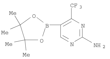 2-Amino-4-trifluoromethylpyrimidine-5-boronicacidpinacolester