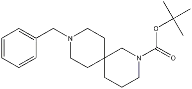 Molecular Structure of 1159982-59-8 (Tert-butyl 9-benzyl-2,9-diazaspiro[5.5]undecane-2-carboxylate)