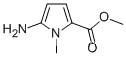 Molecular Structure of 166182-90-7 (5-AMINO-1-METHYL-1H-PYRROLE-2-CARBOXYLIC ACID METHYL ESTER)
