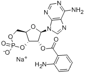 아데노신 3',5'-환형 단인산염, 2'-O-안트라닐로일-, 나트륨 염