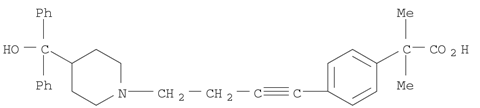 4-[4-[4-(HydroxydiphenylMethyl)-1-piperidinyl]-1-butyn-1-yl]-α,α-diMethyl-benzeneaceticAcid