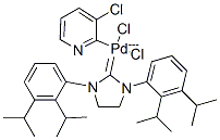 DICHLORO-[1,3-BIS(DIISOPROPYLPHENYL)-2-IMIDAZOLIDINYLIDENE]-(3-CHLOROPYRIDYL)PALLADIUM(II)