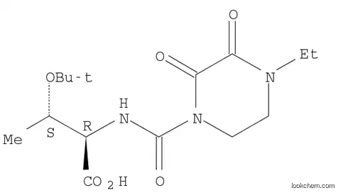 D-α-(4-에틸-2,3-디옥소-1-피페라진카르복사미도)-β-(S)-tert-부톡시부티르산