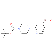 (2-(4-(tert-Butoxycarbonyl)piperazin-1-yl)pyridin-4-yl)boronic acid