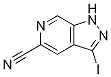 1H-Pyrazolo[3,4-c]pyridine-5-carbonitrile,3-iodo-